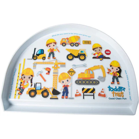 Toosh Coosh Toddler Tray - Construction Friends