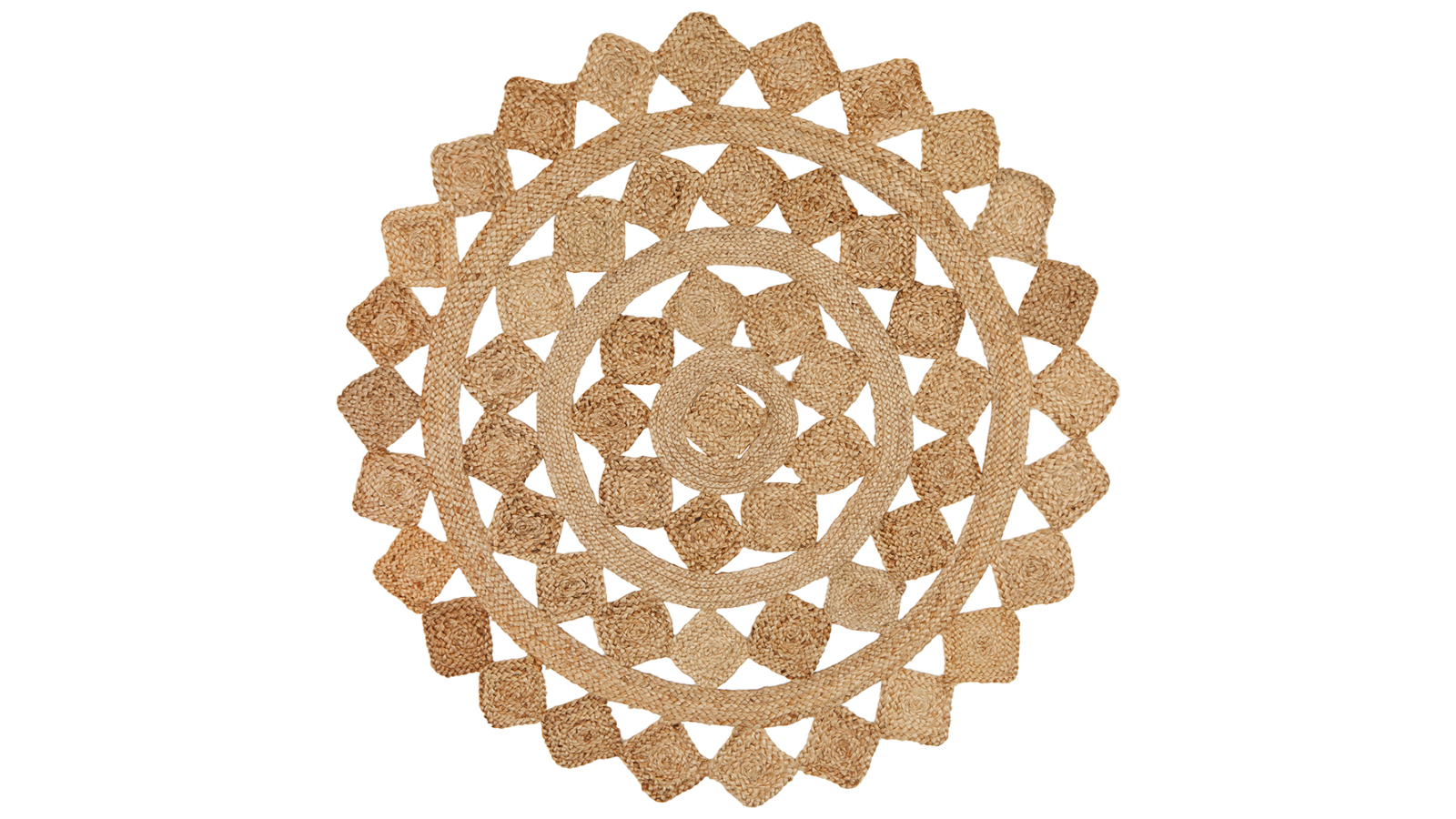 The Weave Studio Bellevue Tessellate Natural Round Rug