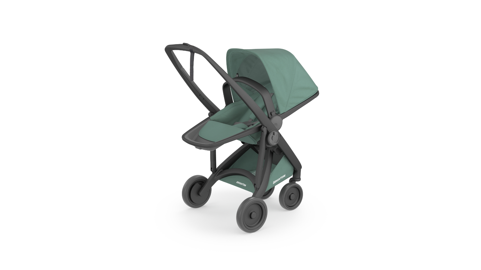 Greentom Reversible Pram - Black/Sage