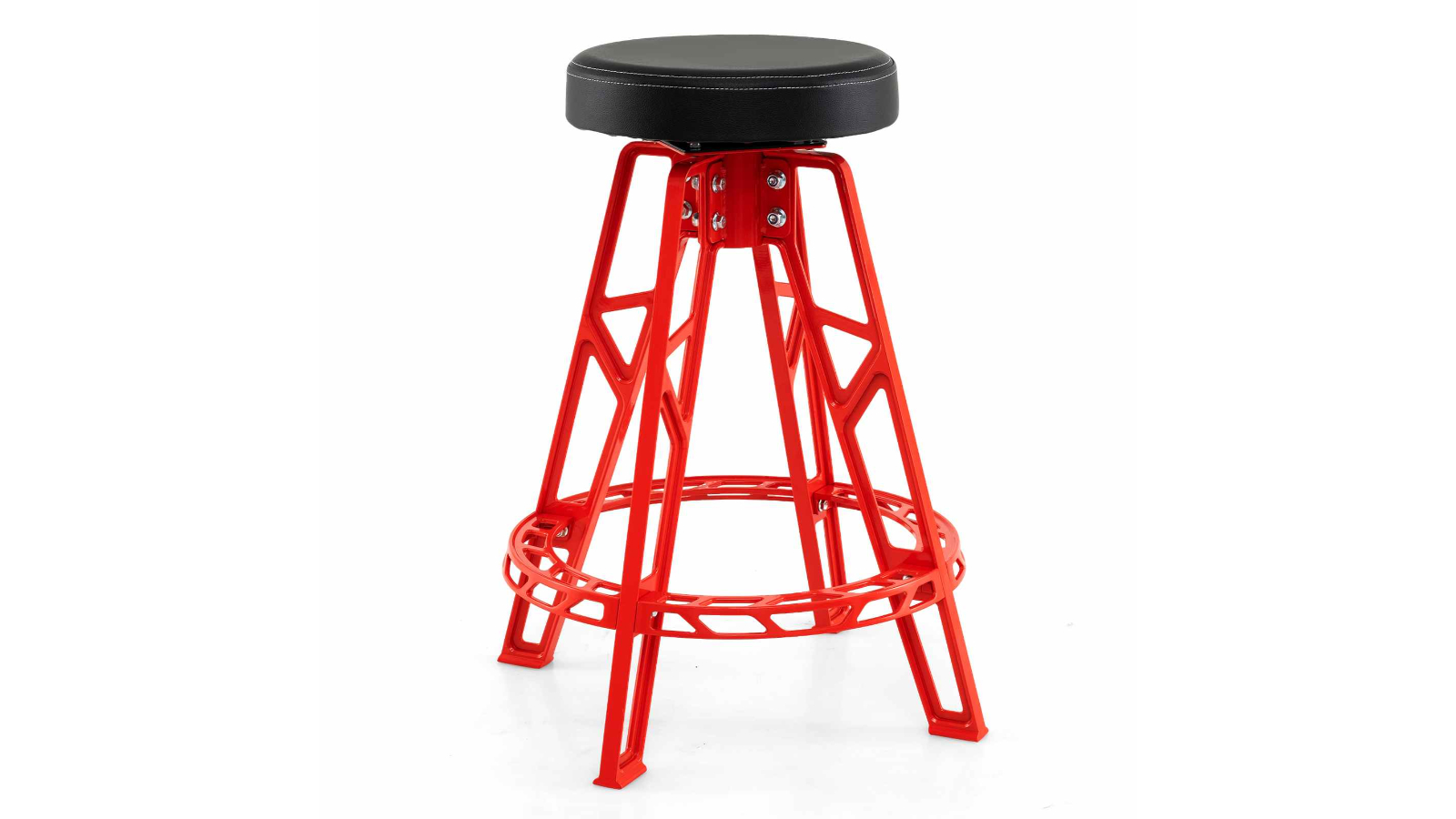 Costway 180kg Max Load High Top Swivel Mechanic Stool Garage Bar Chair Seat Tool