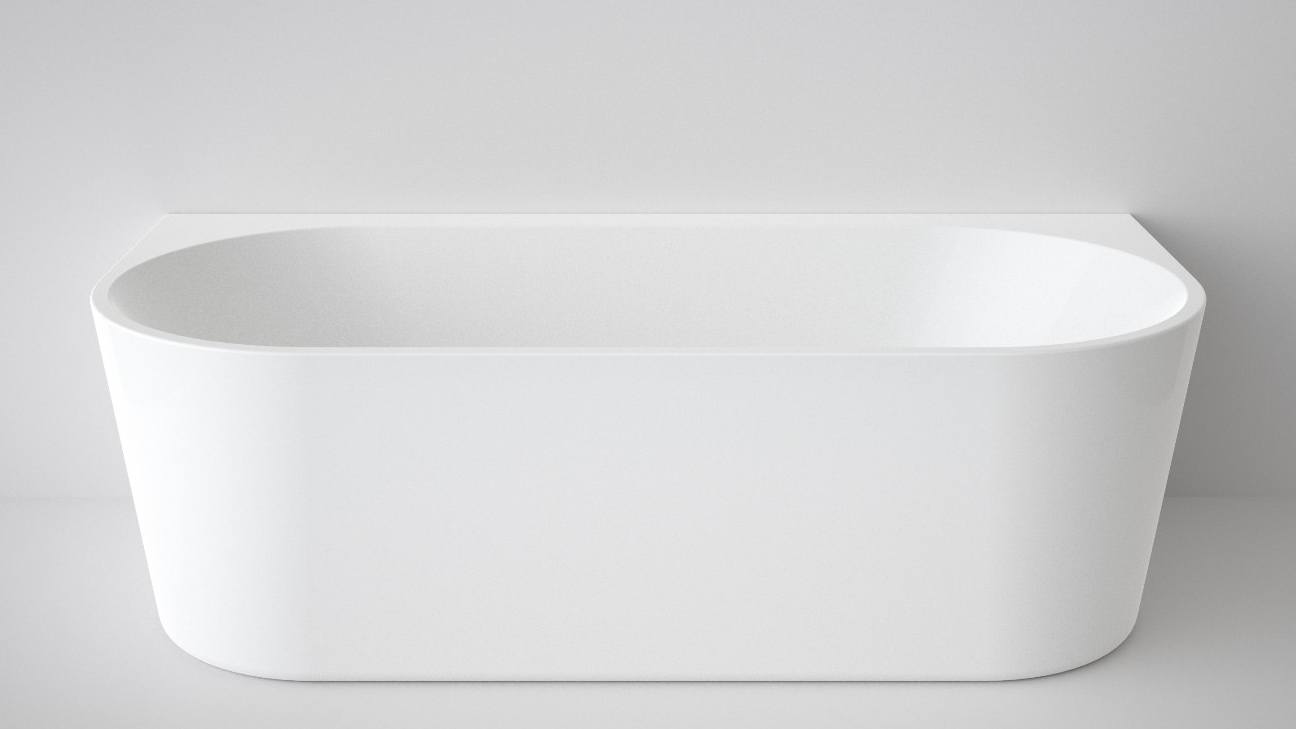 Caroma Urbane II 1800mm Back to Wall Freestanding Bath