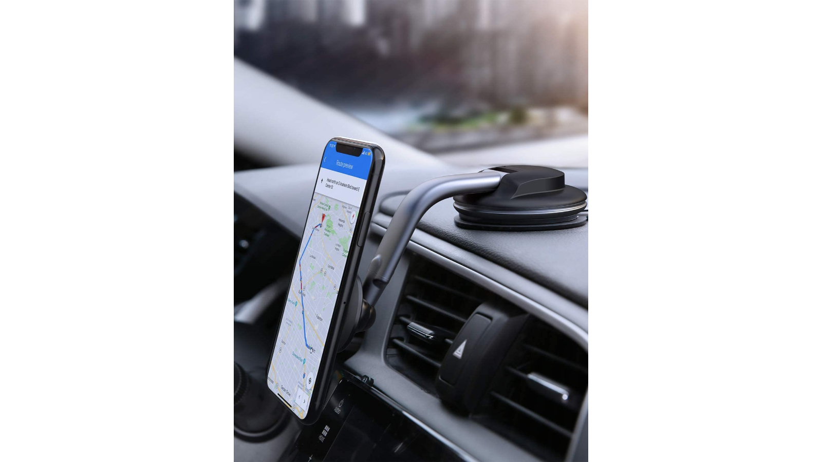 Aukey 360 Degree Rotation Magnetic Dashboard Phone Holder Harvey - Main Image