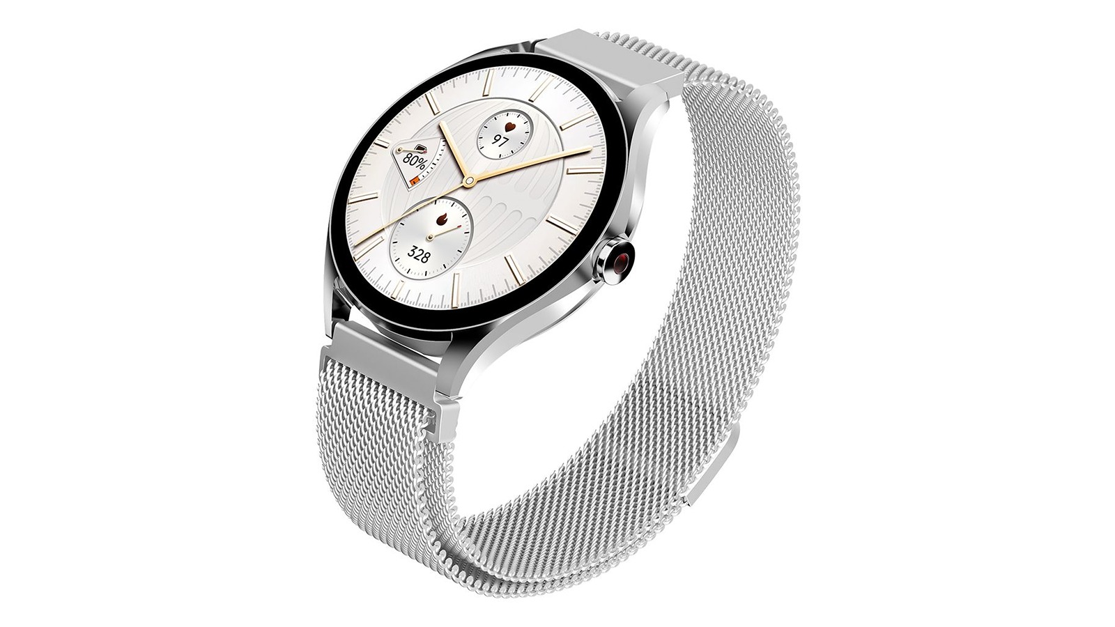 HiFuture AURA2 Women Sleek Smart Watch - Silver