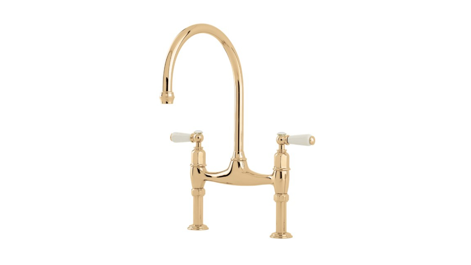 Shaws by Perrin & Rowe Pendleton Kitchen Mixer - Polished Brass