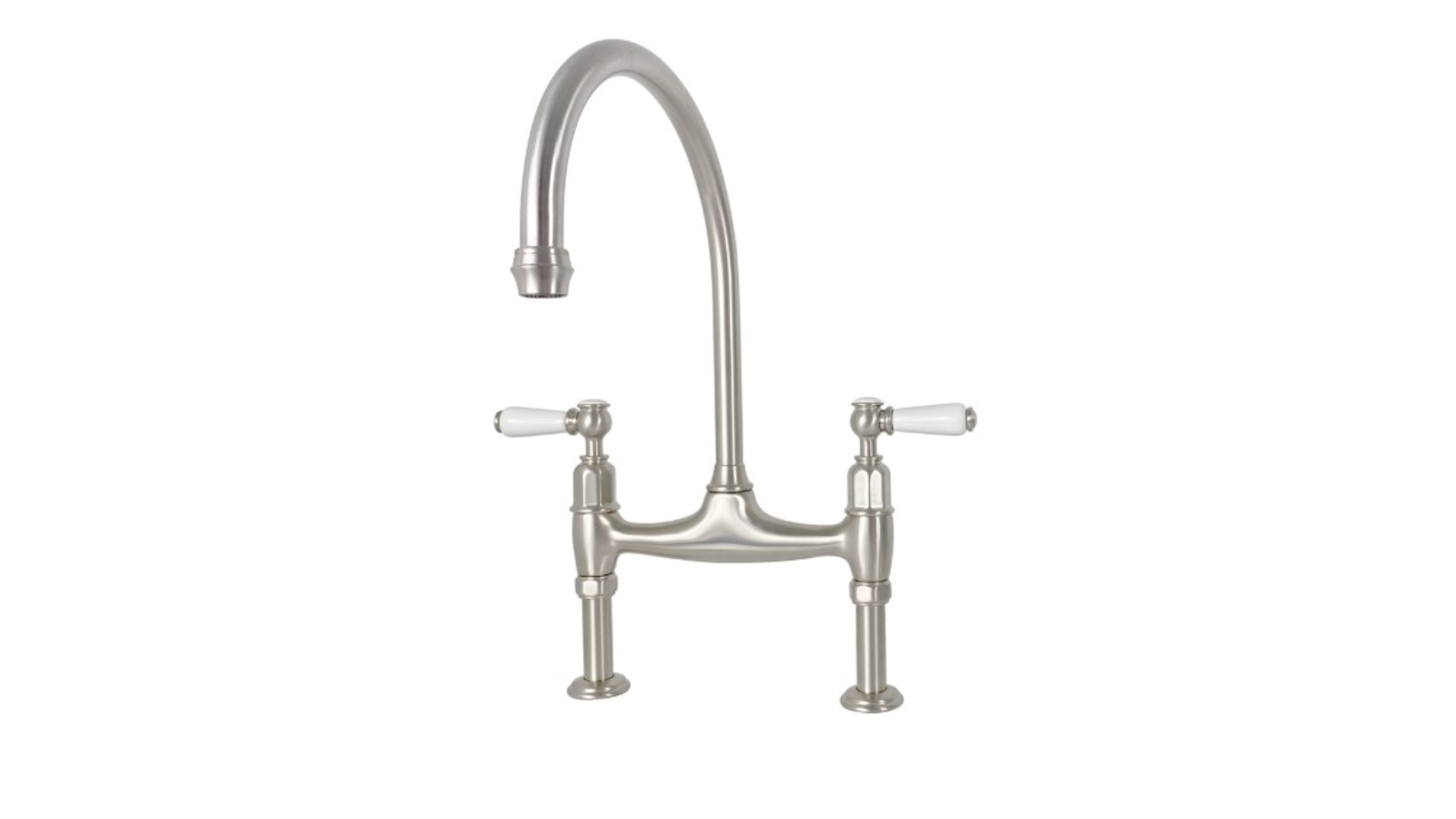 Shaws by Perrin & Rowe Pendleton Kitchen Mixer - Pewter