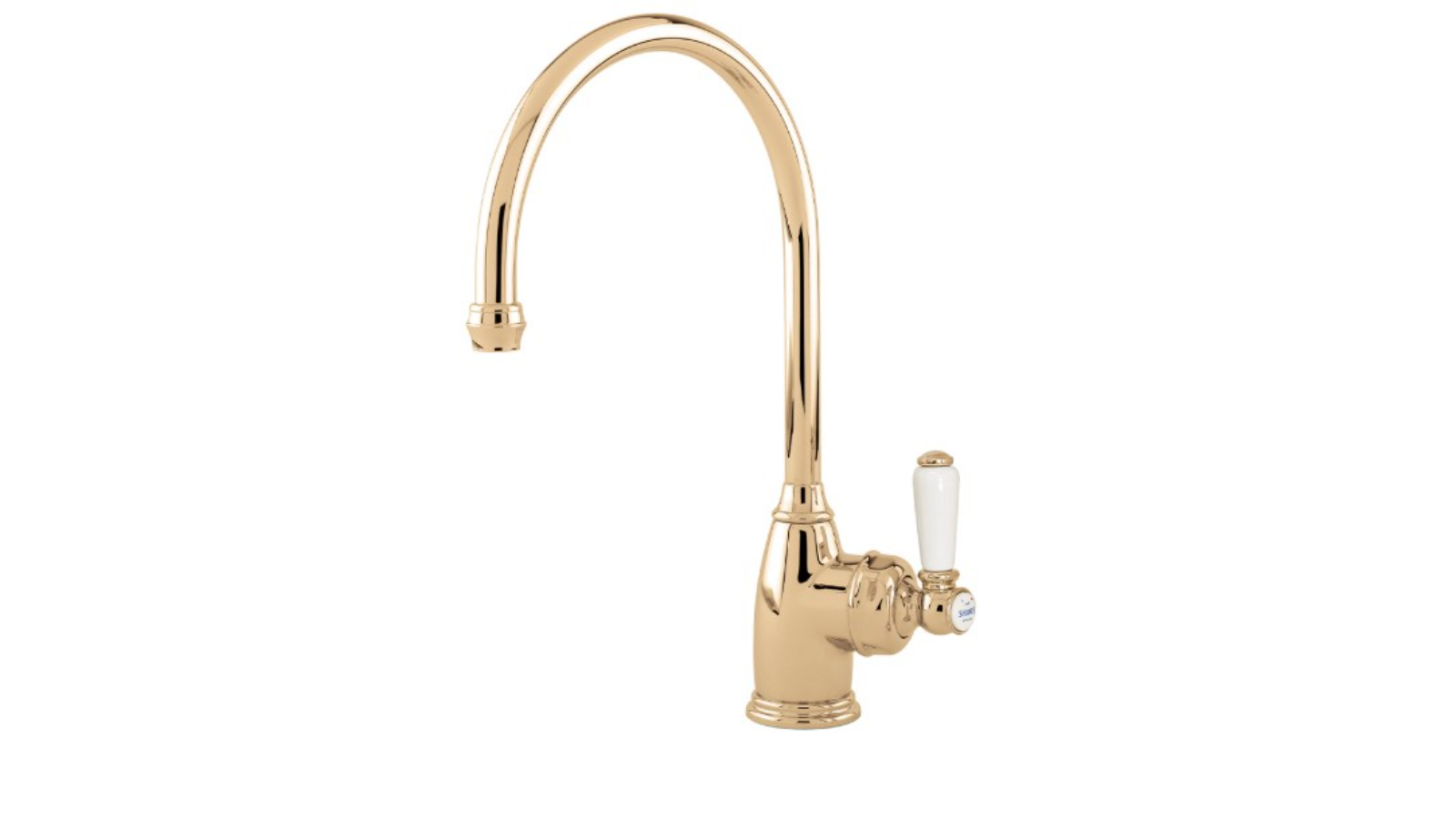 Shaws by Perrin & Rowe Yarrow Kitchen Mixer - Polished Brass