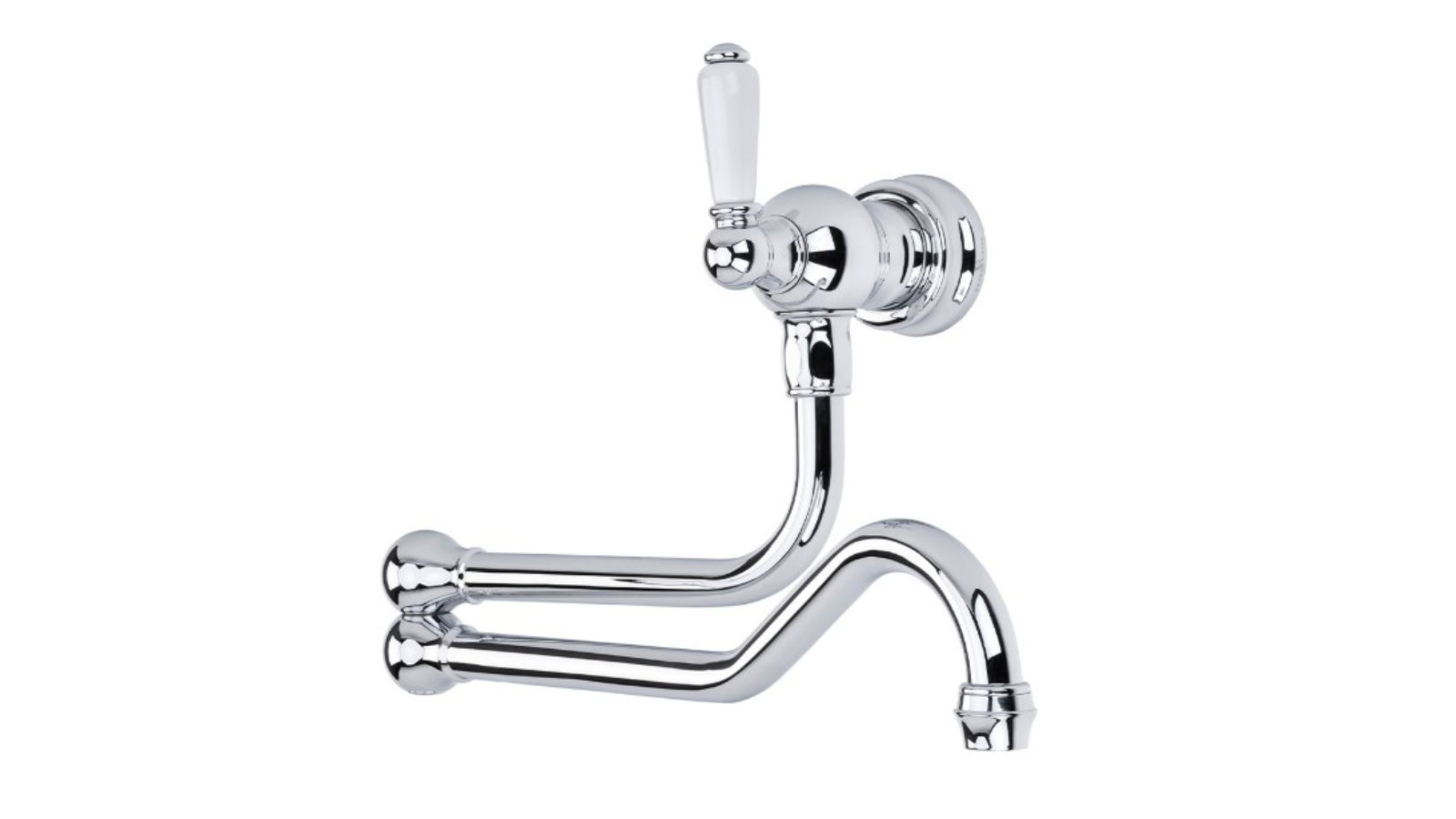 Shaws by Perrin & Rowe Wall Mounted Pot Filler - Chrome