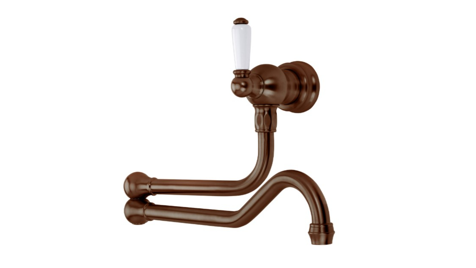 Shaws by Perrin & Rowe Wall Mounted Pot Filler - English Bronze