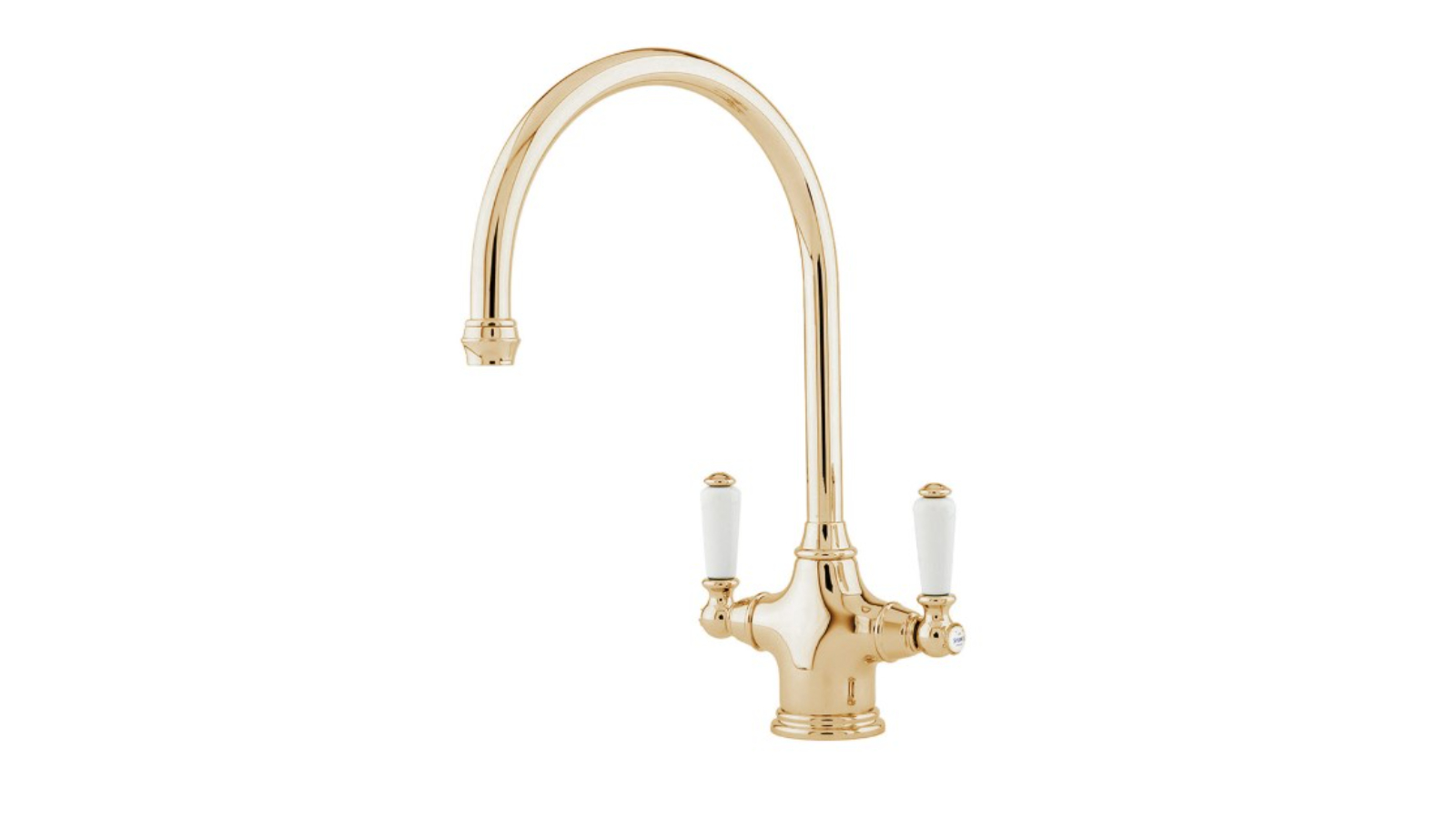 Shaws by Perrin & Rowe Ribble Kitchen Mixer - Polished Brass