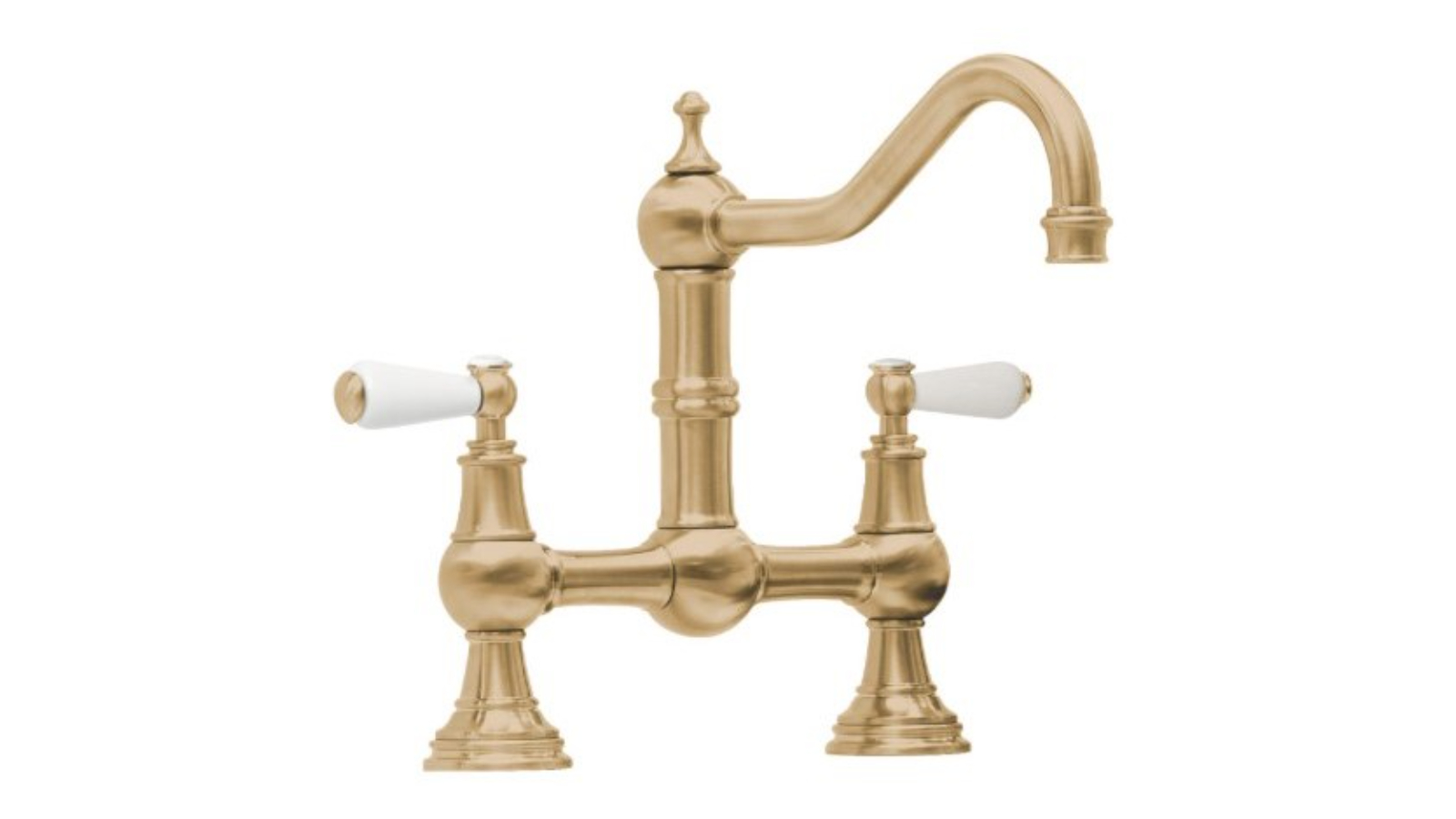 Shaws by Perrin & Rowe Hambleton Kitchen Mixer - Satin Brass