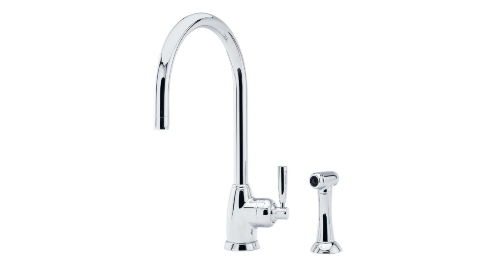 Shaws by Perrin & Rowe Roeburn Kitchen Mixer with Spray - Chrome