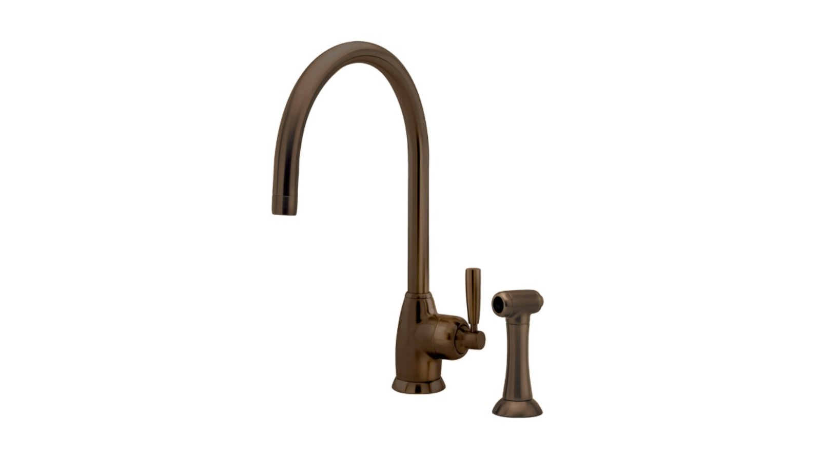Shaws by Perrin & Rowe Roeburn Kitchen Mixer with Spray - English Bronze