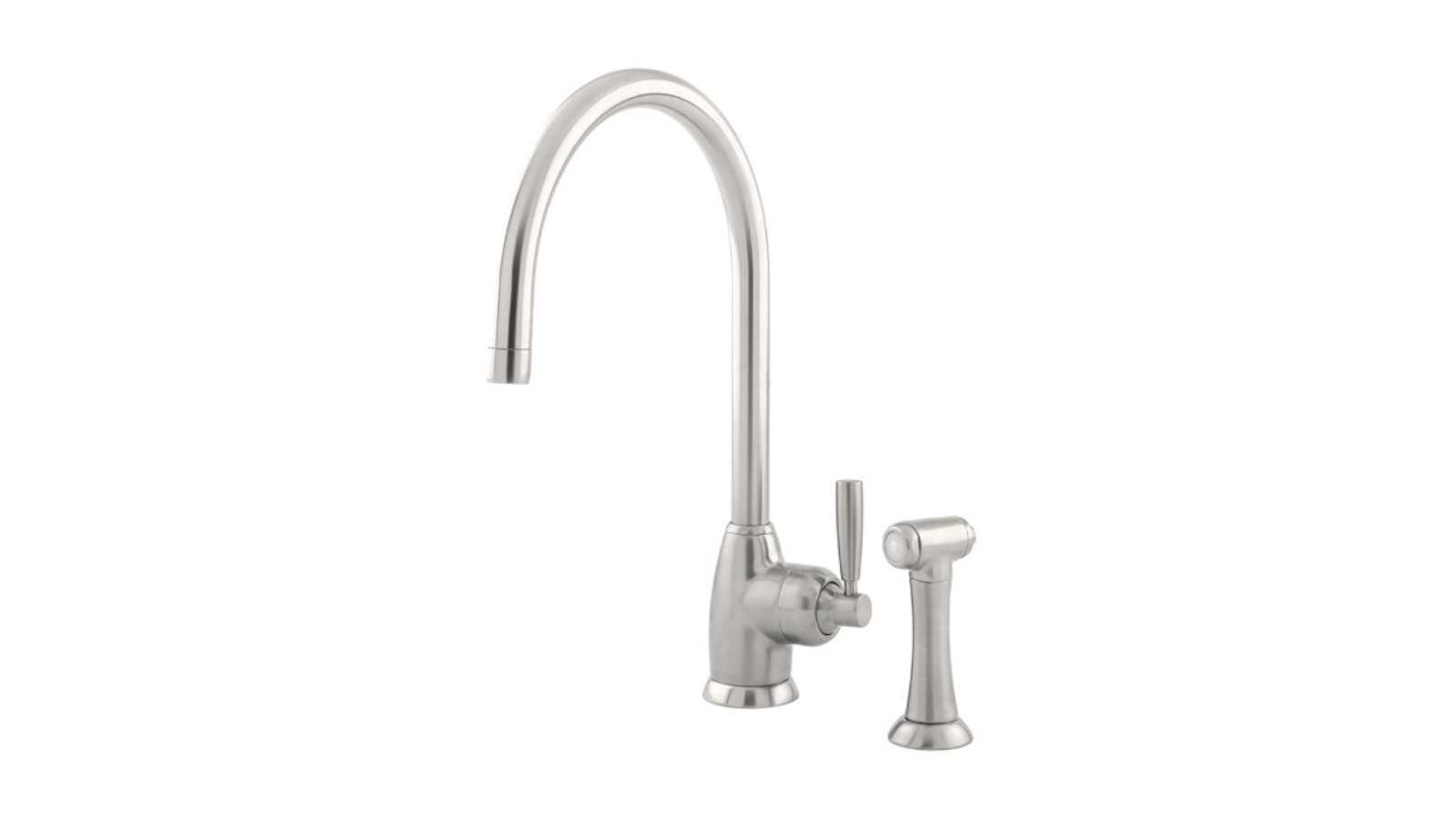 Shaws by Perrin & Rowe Roeburn Kitchen Mixer with Spray - Pewter