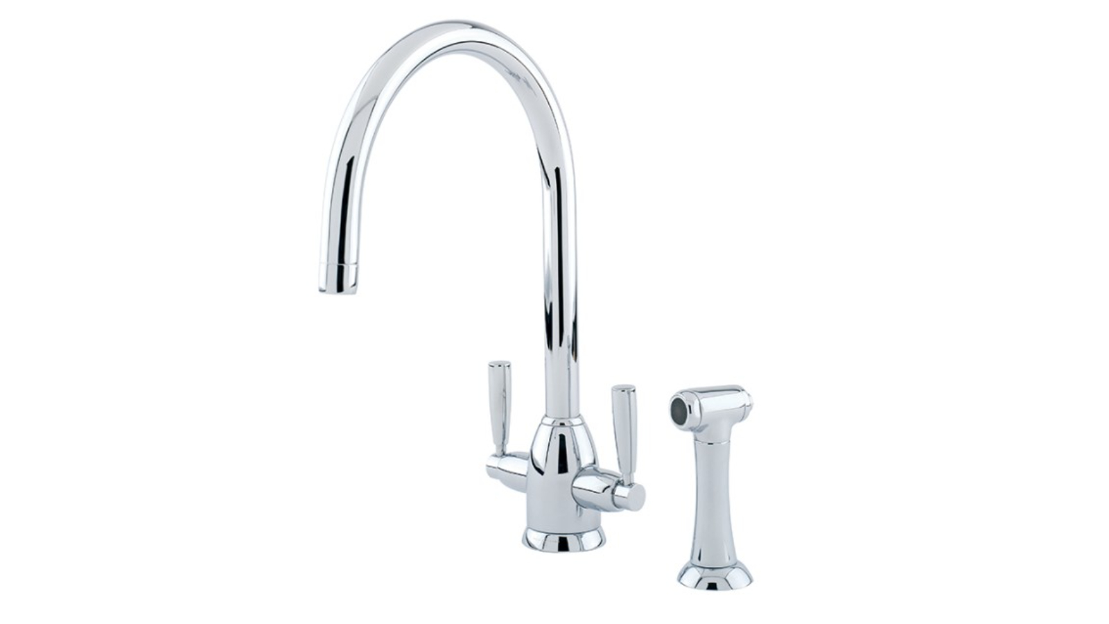 Shaws by Perrin & Rowe Silverdale Kitchen Mixer with Spray - Chrome