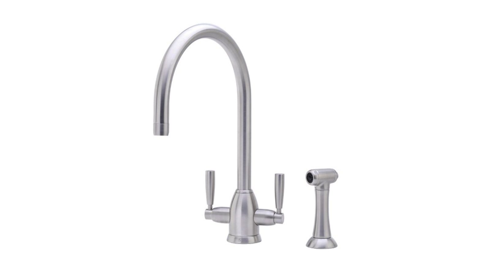 Shaws by Perrin & Rowe Silverdale Kitchen Mixer with Spray - Pewter