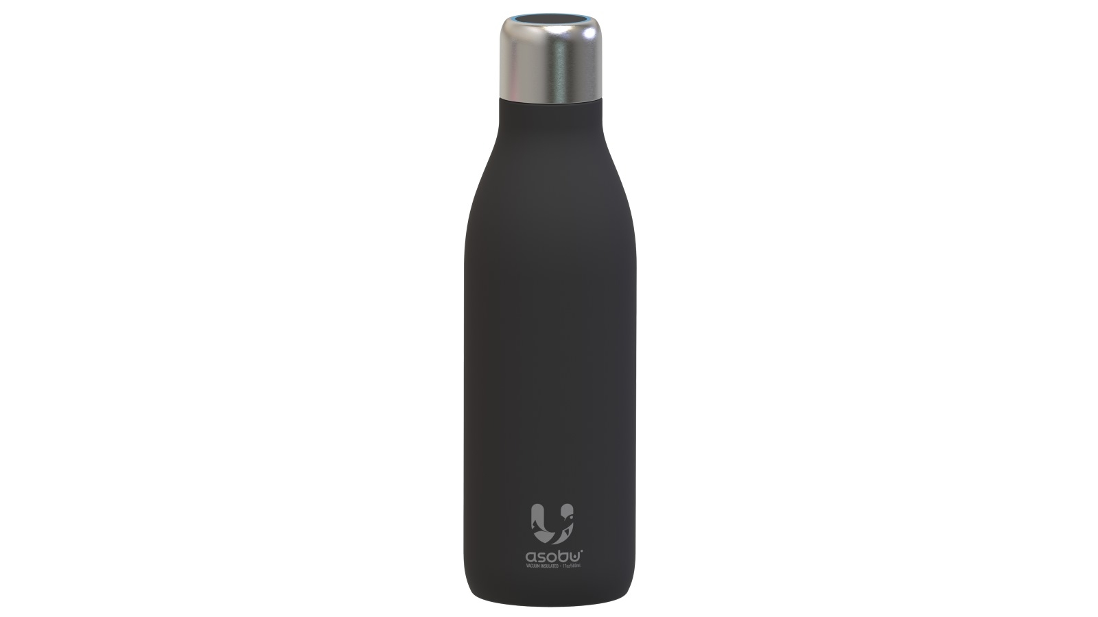 Asobu 500ml UV Light Hydro Bottle - Black