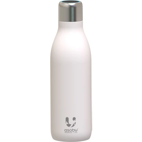 Asobu 500ml UV Light Hydro Bottle - White
