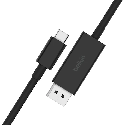 Belkin Connect 2m USB-C to DisplayPort 1.4 Cable - Black