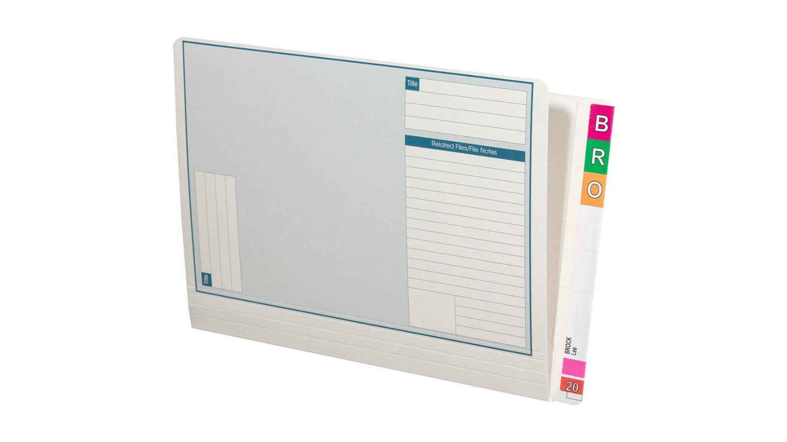 Avery 46710 Pack of 100 Lateral Notes File Standard