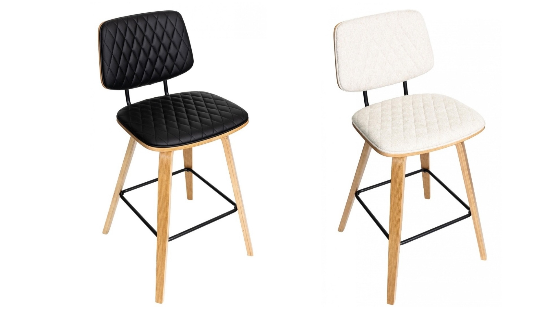 Avery Natural Frame Bar Stool