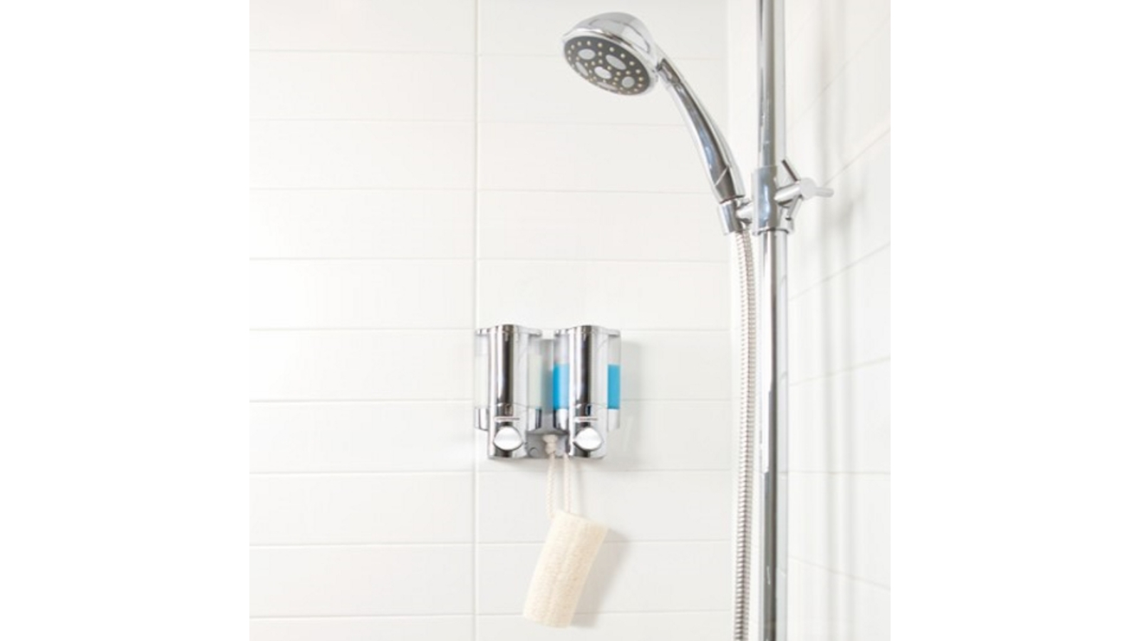 Better Living 2 Piece Aviva Shower Dispenser Chrome Harvey Norman
