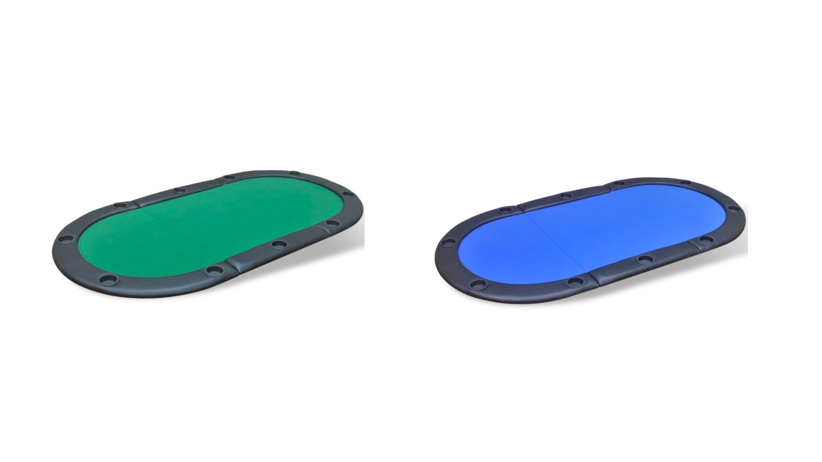 vidaXL 10-Player Foldable Poker Tabletop