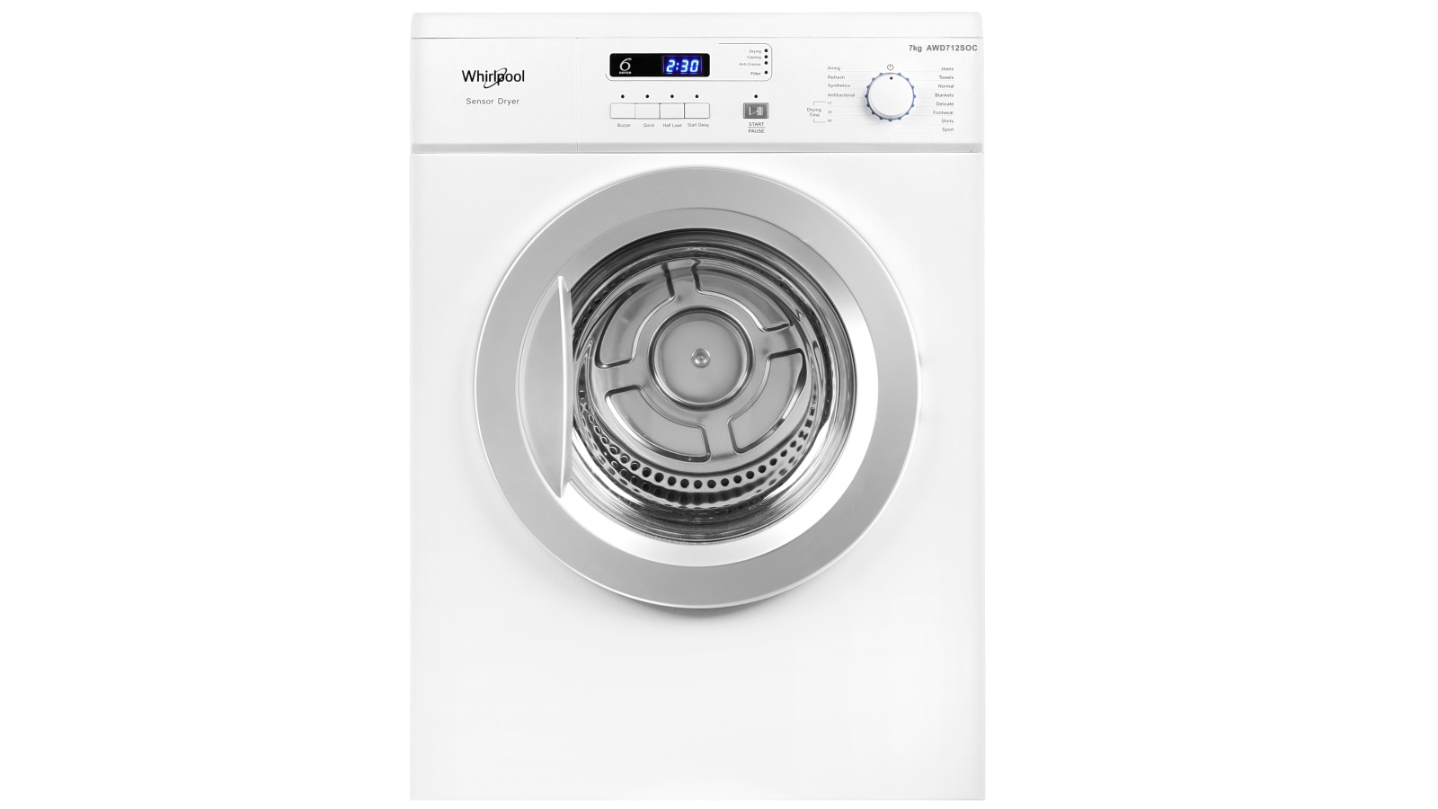 Whirlpool 7kg Air Vented Dryer Harvey Norman