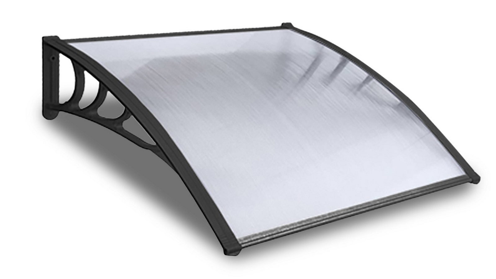 Glasshaus Co 1.2 x 1m UV Sun Shield Shade Waterproof Rain Cover for Window Door - Clear Panel