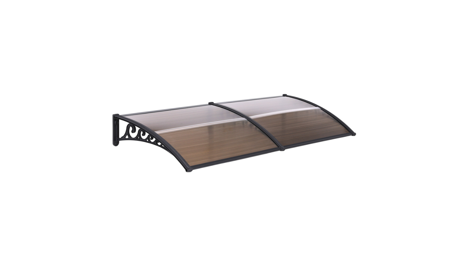 Instahut 0.8 x 2metre Window Door Awning - Brown