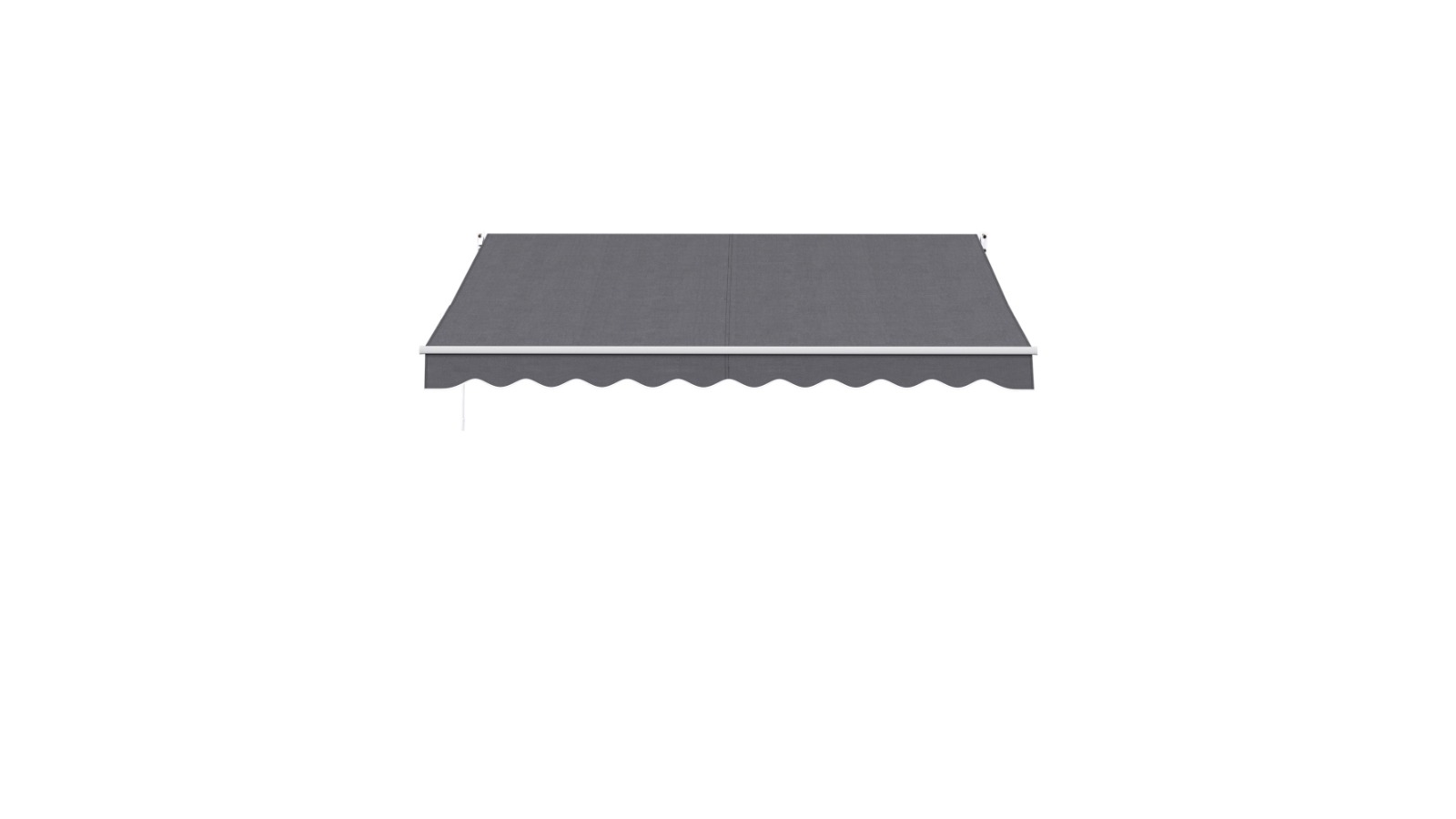 Instahut Retractable Folding Arm 3.5 x 3m Awning Sunshade - Grey
