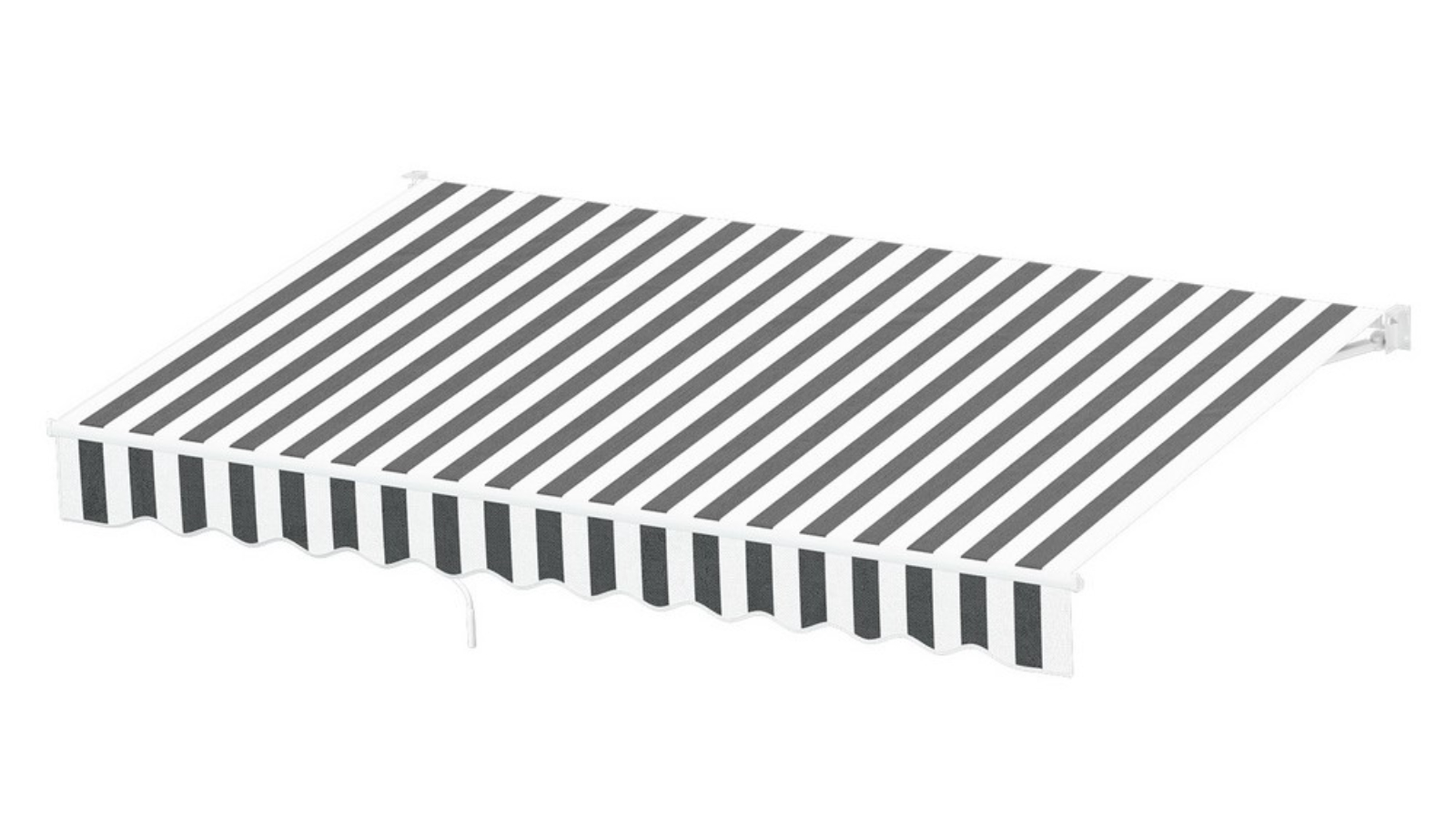 Instahut 4mx3m Retractable Awning - Grey White