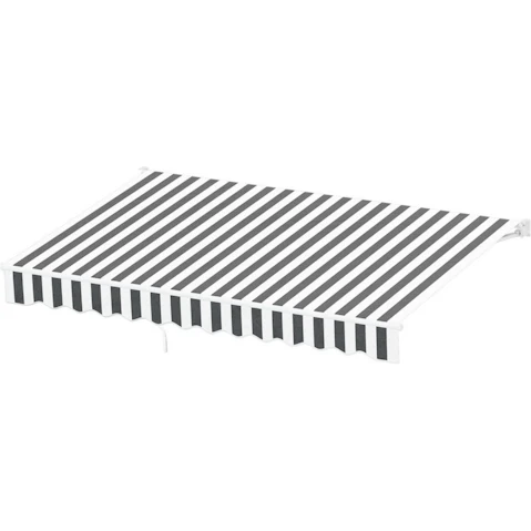 Instahut 4mx3m Retractable Awning - Grey White
