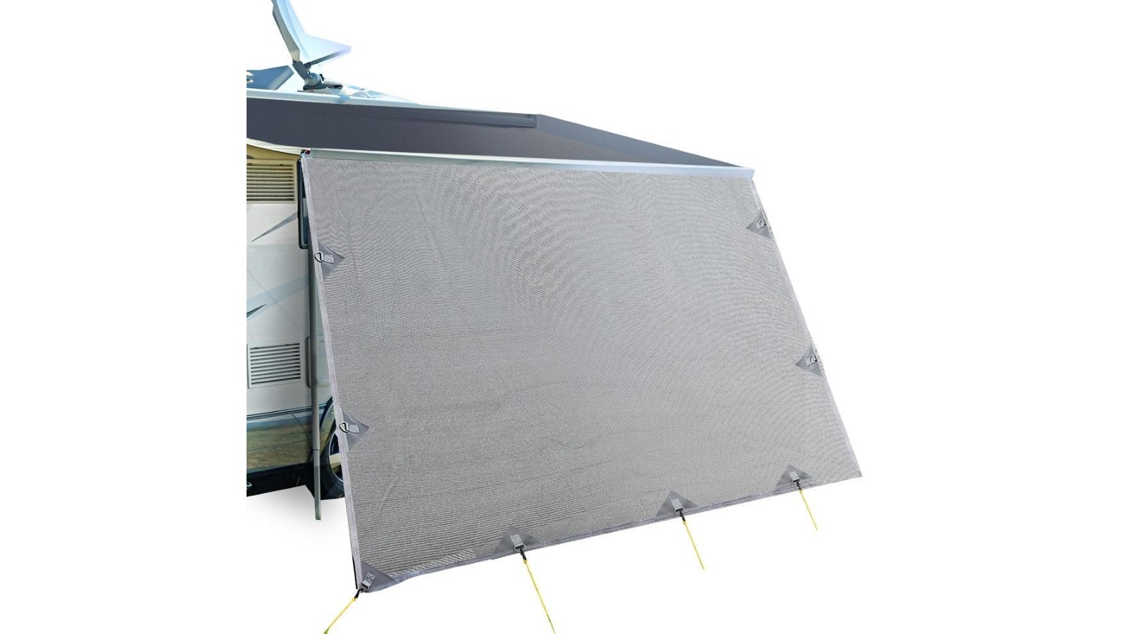 Weisshorn 3.7m Caravan Privacy Screens 1.95m Roll Out Awning