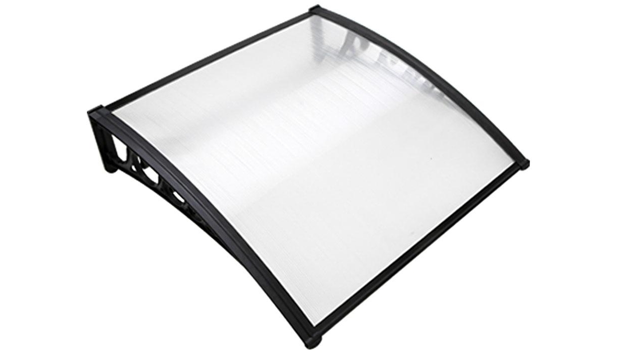 Instahut Window Door Awning 1x1m Transparent Panel