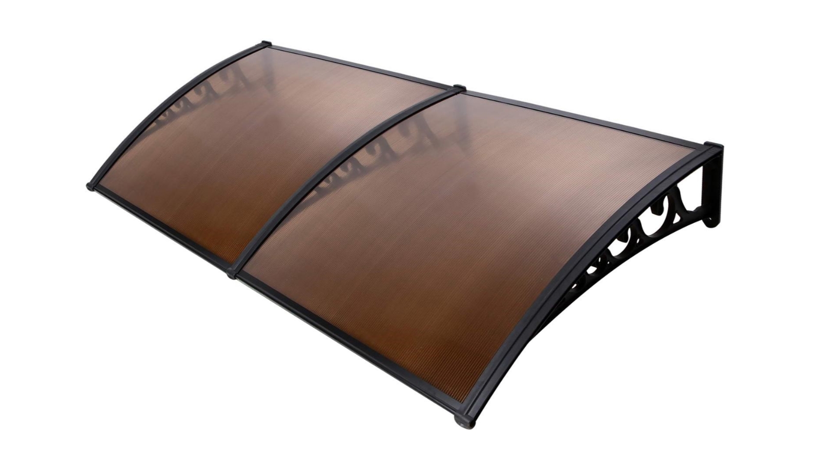 Instahut Canopy Awning Brown Window Door - Large
