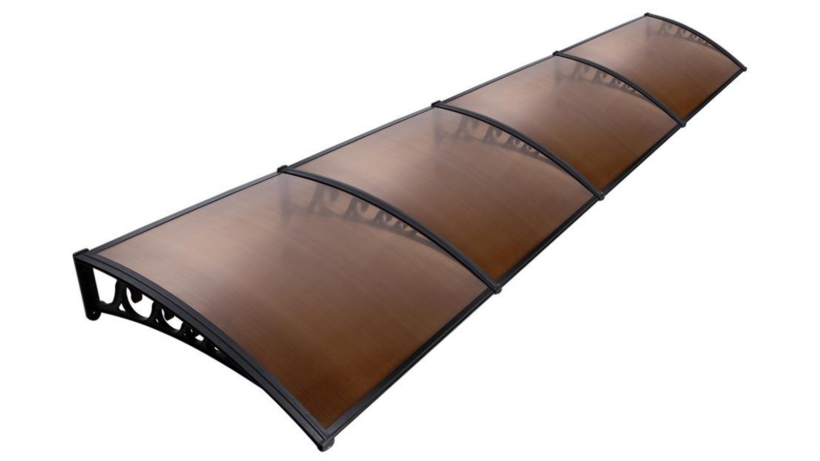 Instahut 1x4m Window Door Awning - Brown
