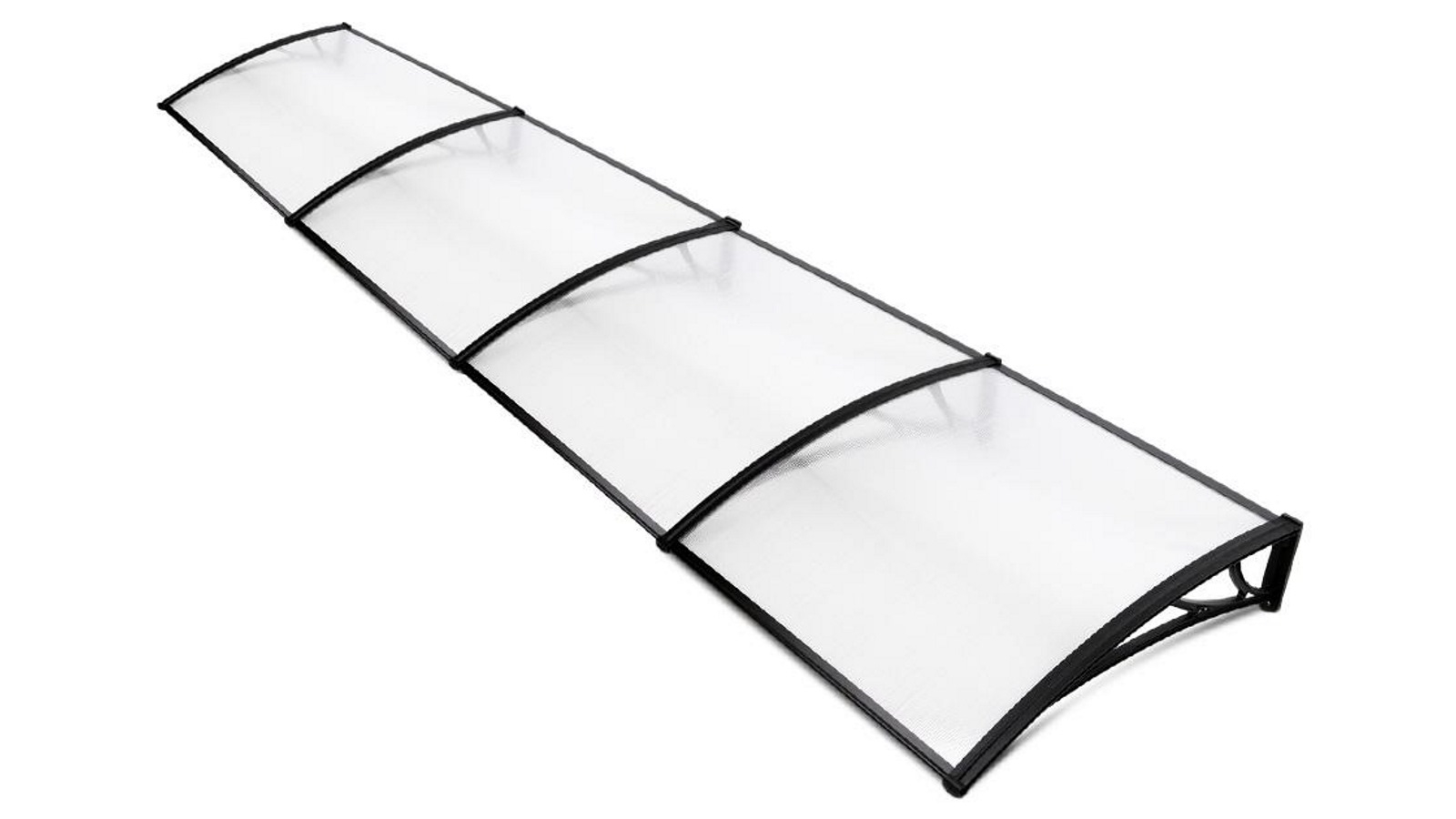Instahut Window Awning Door Canopy 1m x 4m Transparent Sheet