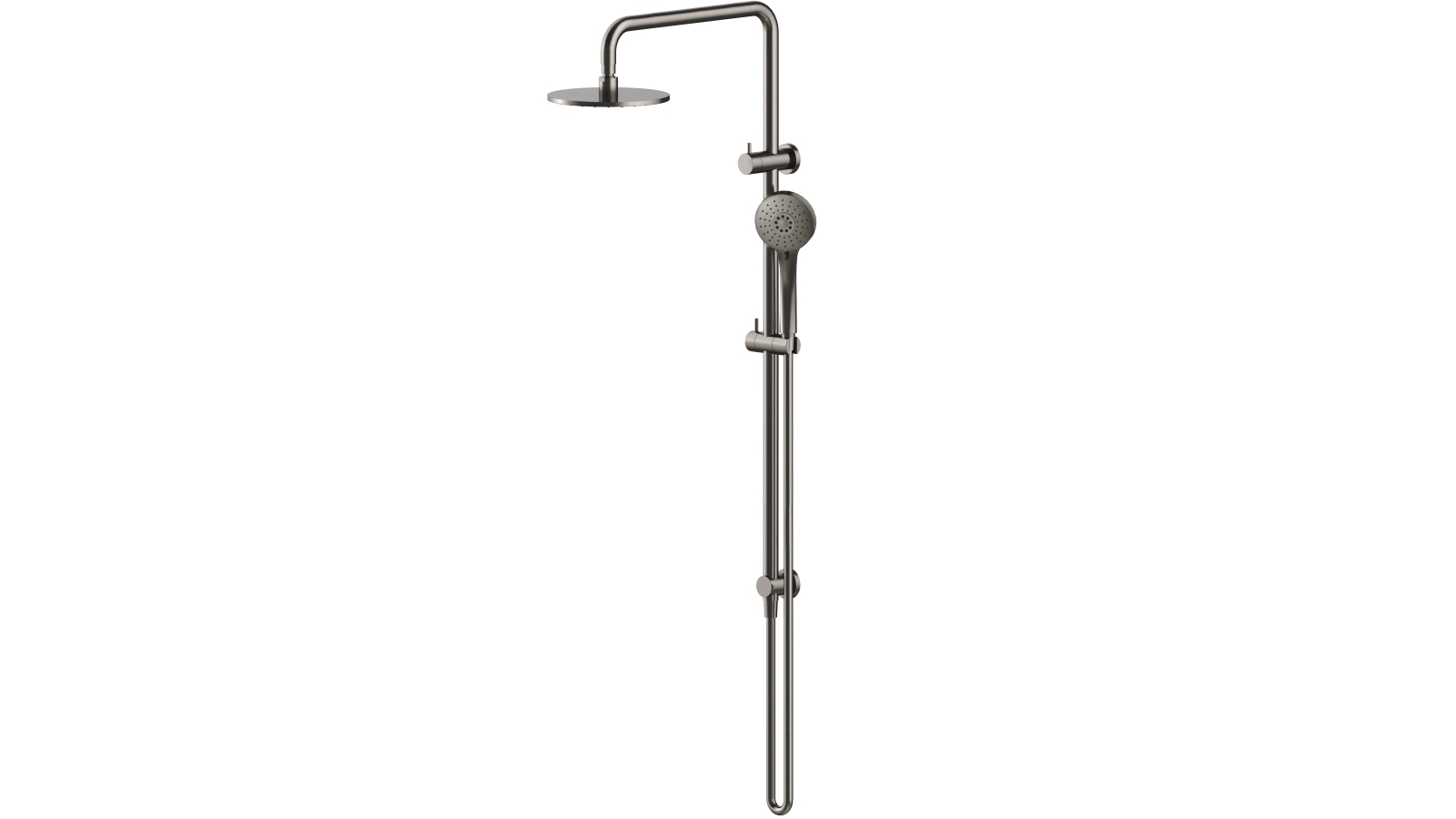 Arcisan Axus Shower Column with Hand Shower Set Brushed Gun Metal