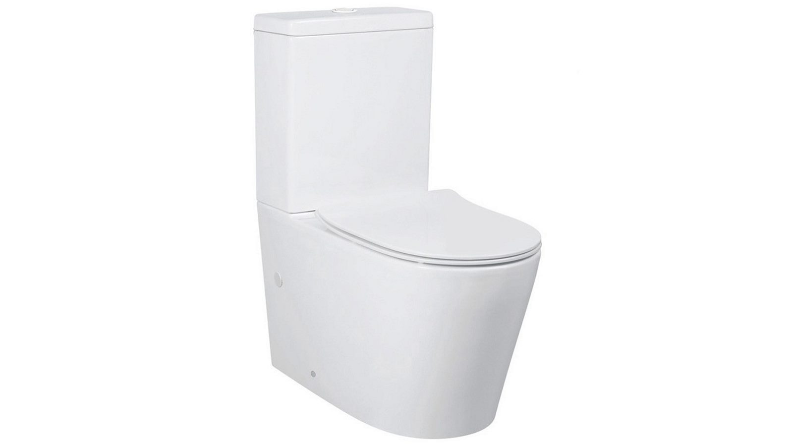 Arcisan Axus 2.0 Rimless Dual Inlet Back-To-Wall Toilet Suite with Slim Line Seat 