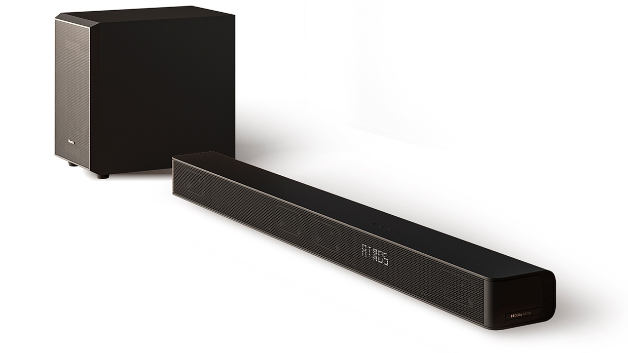 Hisense 3.1 Channel Dolby Atmos Soundbar with Wireless Subwoofer