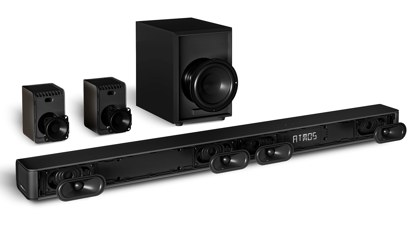 Hisense 5.1 Channel Dolby Atmos Soundbar with Wireless Subwoofer & Rear