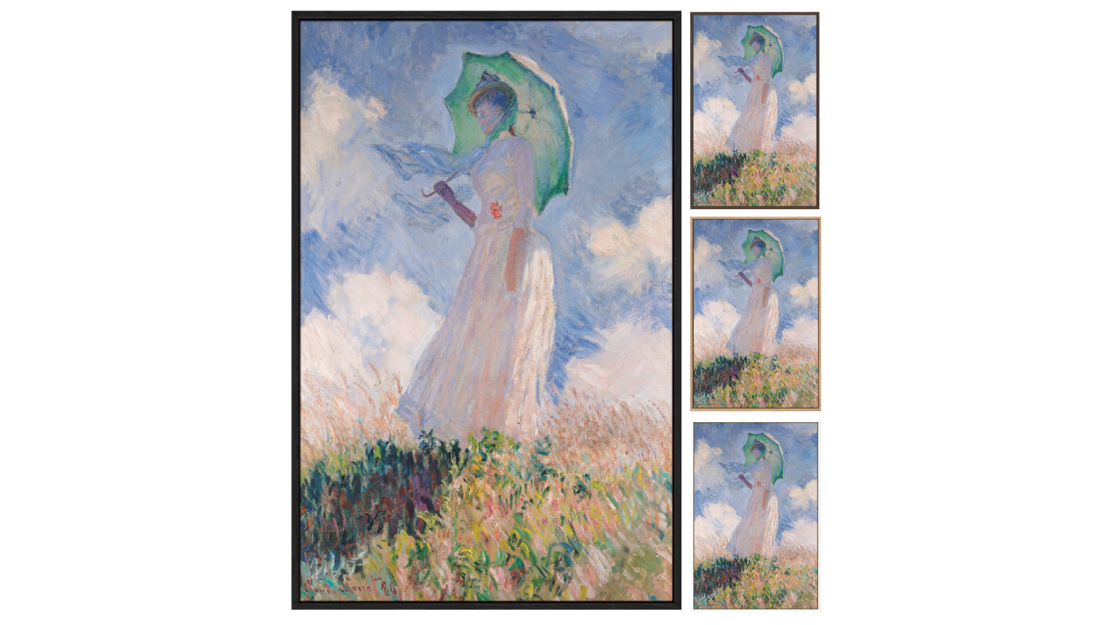 La Grolla Monet Woman with Parasol Gallery Wall Art