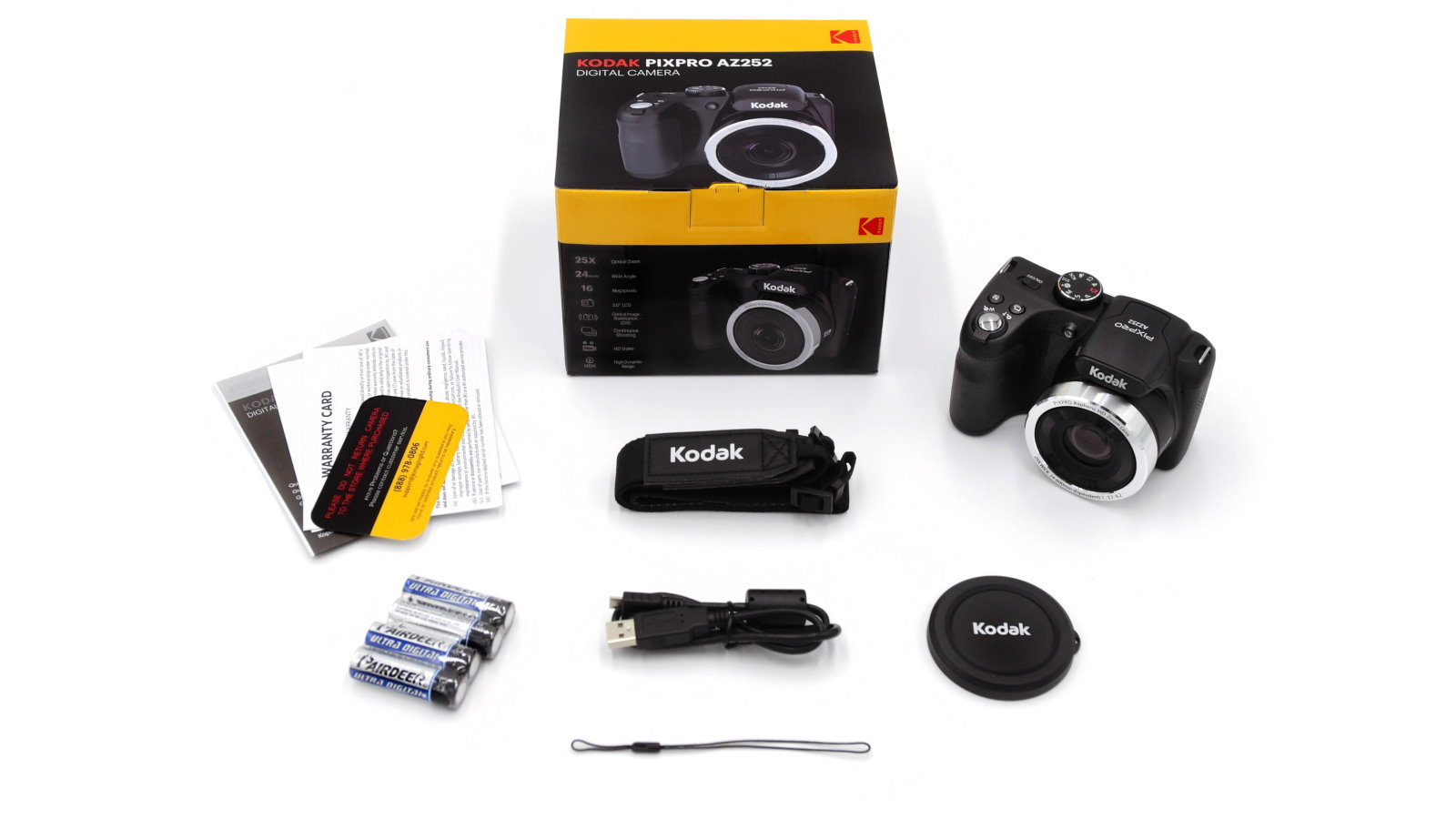 Kodak Pixpro Astro Zoom AZ252 Digital Camera - Black | Harvey Norman