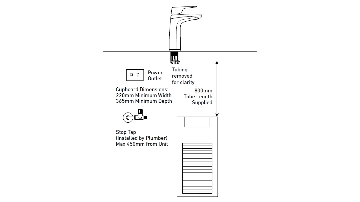 Billi B-5000 Instant Filtered Water System With XL Levered Dispenser ...