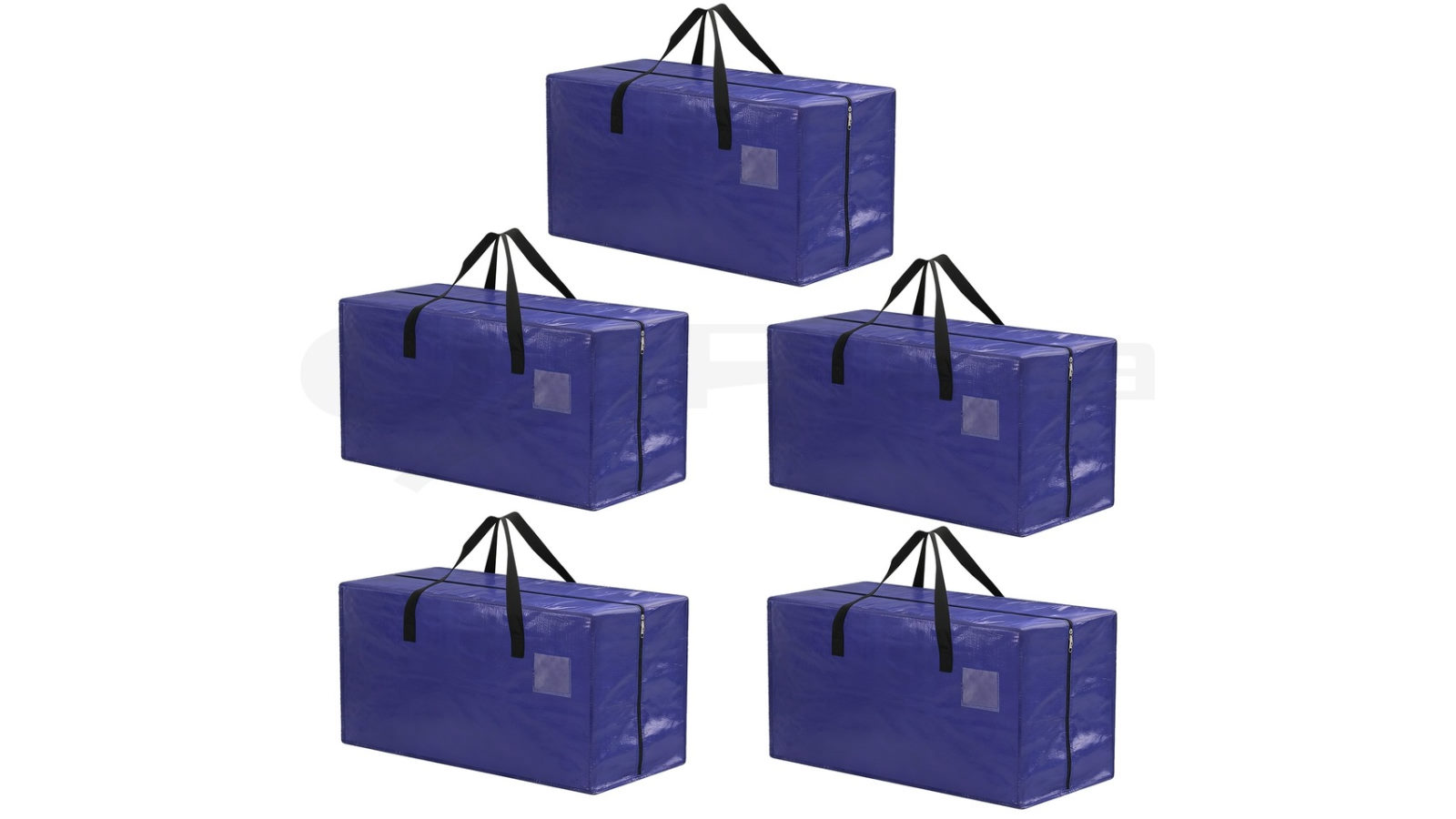 Artiss Pack of 5 Moving Bags Heavy Duty Waterproof Backpack Storage Totes - Blue