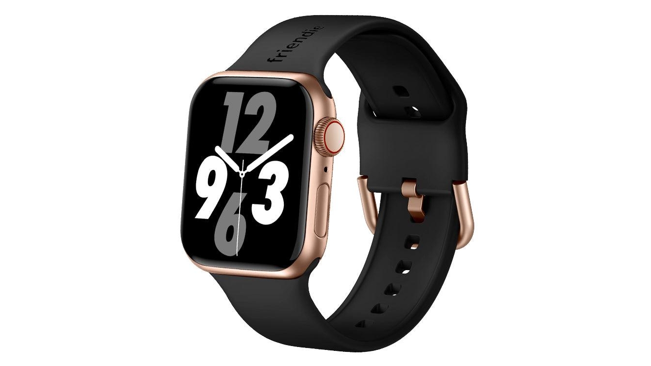 Friendie 38mm Silicone Band The Byron - Black Gold