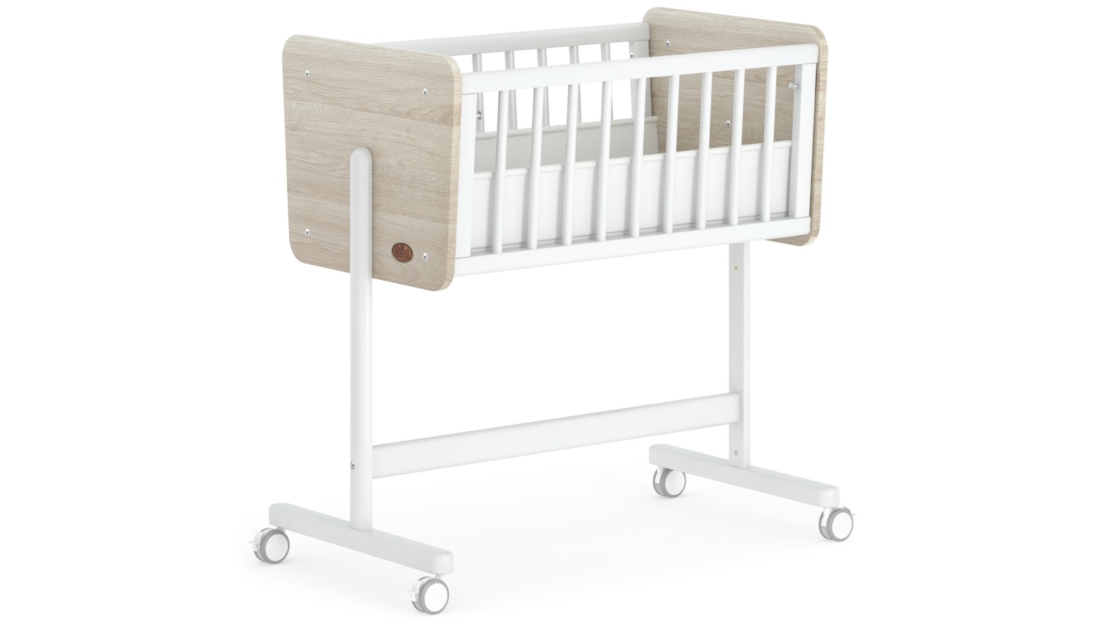 Boori Neat Bedside Sleeper Barley White & Oak Harvey Norman