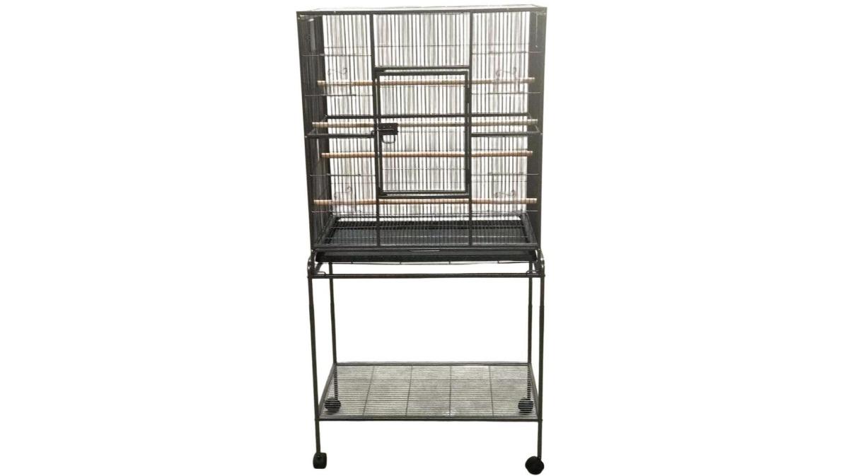 YES4PETS Bird Cage Budgie Perch Castor Wheel - 135cm