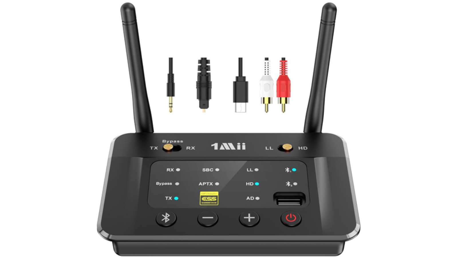 1Mii B03S Bluetooth 5.3 Transmitter and Receiver with Audiophile DAC