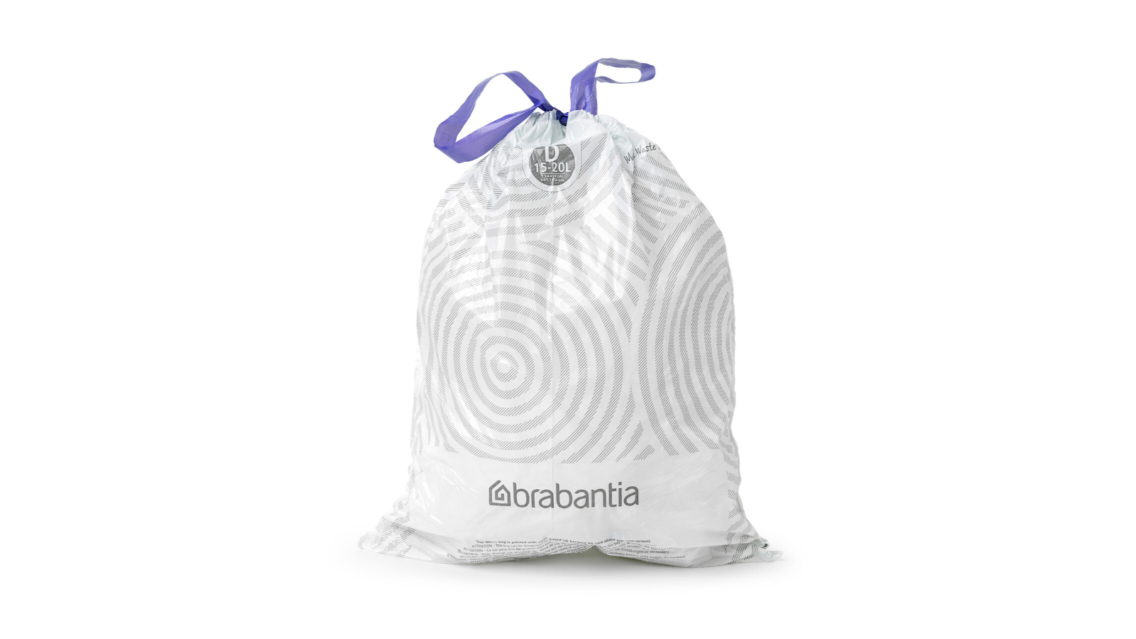 Brabantia Code D 20 Waste Bag Bin Liner - 15 x 20 Litre